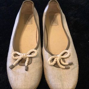 UGG Syleste Shearling Lined Espadrilles Size 10